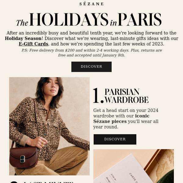 Spend the Holidays in Paris ❤️