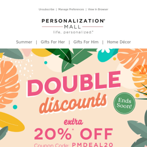 Personalization Mall, Your 20% Off Coupon Expires Soon