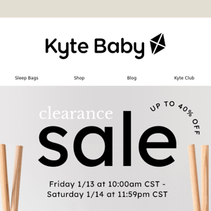 🛍️ Get ready for our Clearance Sale!