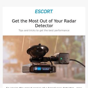 Pro Tips for Your New Radar Detector 🔥