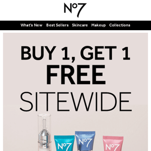 Buy 1, Get 1 FREE Sitewide