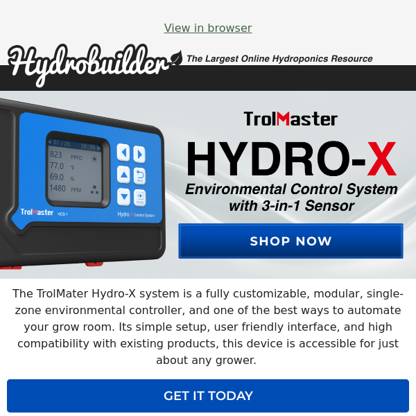 💪 Achieve Full Environmental Control with TrolMaster