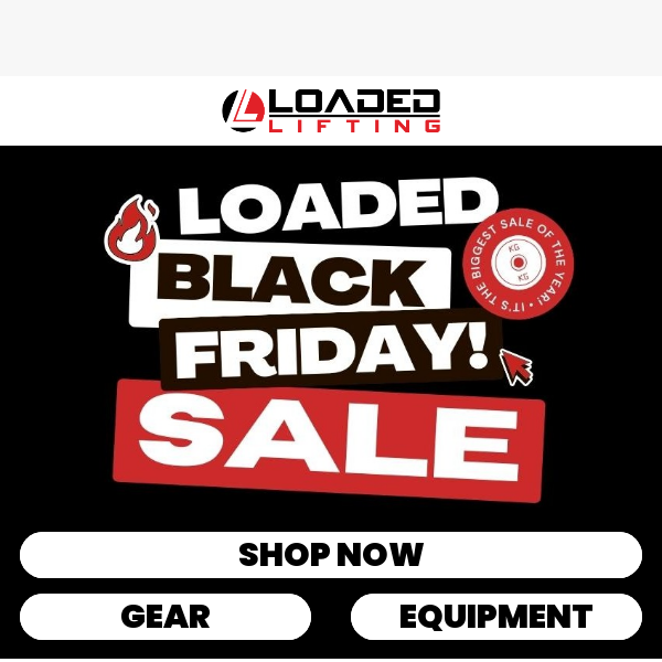 Save BIG on your favourite powerlifting brands this Black Friday