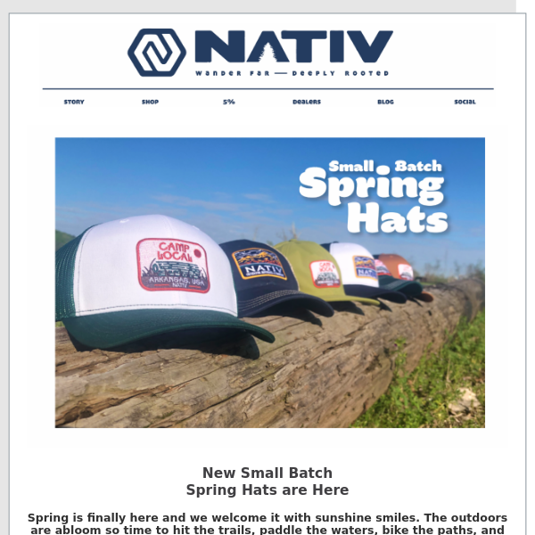 New Spring Hats are Here