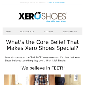 What does Xero Shoes do that "BIG SHOE" companies don't...