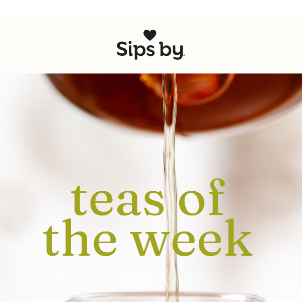 Try these three invigorating teas 🍵