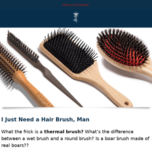 A Rapid-Fire Guide to Hair Brushes