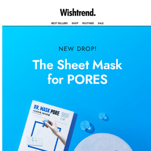 NEW DROP! Pore-tightening sheet mask 😚