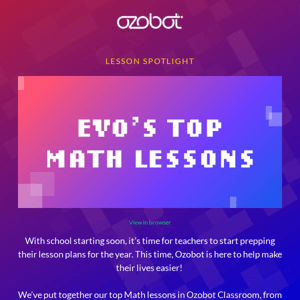 Evo’s Top Math Lessons for Every Grade 