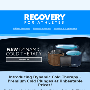 Introducing Dynamic Cold Therapy - The New Leader in Cold Plunge