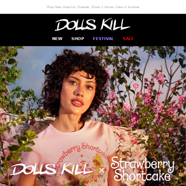 New Dolls Kill x Strawberry Shortcake Is HERE! 🍓