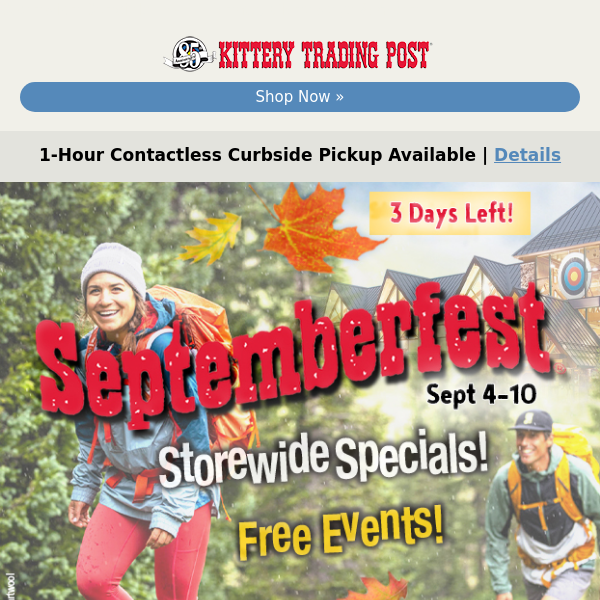 Septemberfest Ends Sunday at KTP!