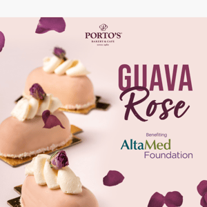 Join Porto's Bakery in Making a Sweet Impact with Guava Rose for Breast Cancer Awareness 🍰🌹