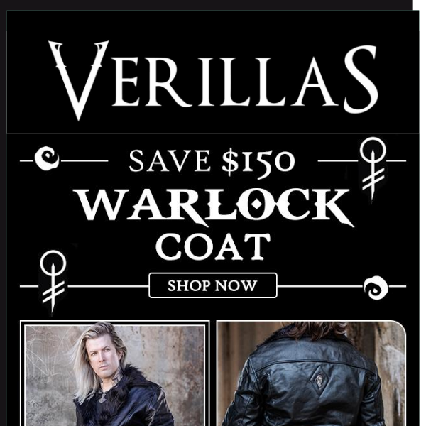 ❄ Avoid a Chill Touch - Save $150 on Warlock Coats 🔥