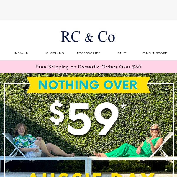 SALE - NOTHING OVER $59! ❤️