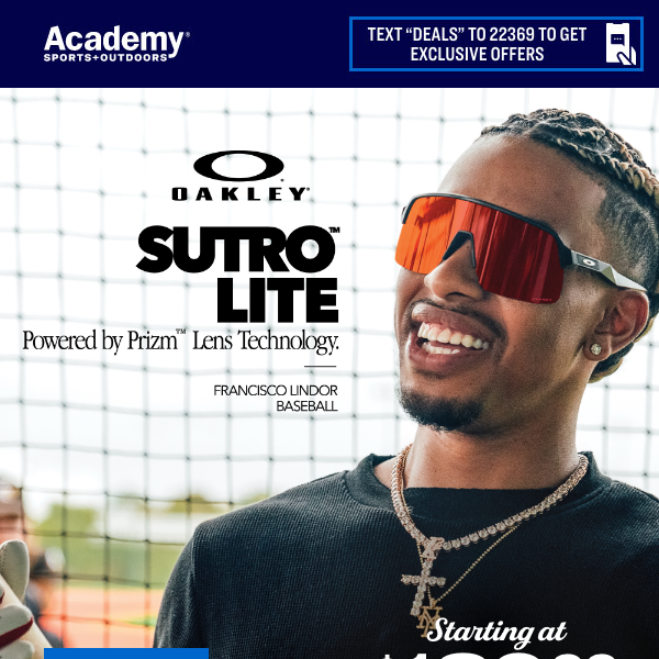 😎 See it in Prizm™ with OAKLEY'S Sutro Lite - Academy Sports + Outdoors
