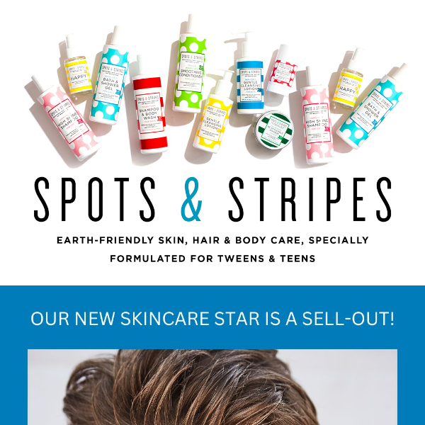 Our NEW acne-zapping skincare star is a SELL-OUT!!⭐