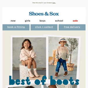Investing in boots for the kids? We're here to help!