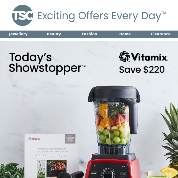 Double Today’s Showstopper™ - Vitamix & Diamond Show