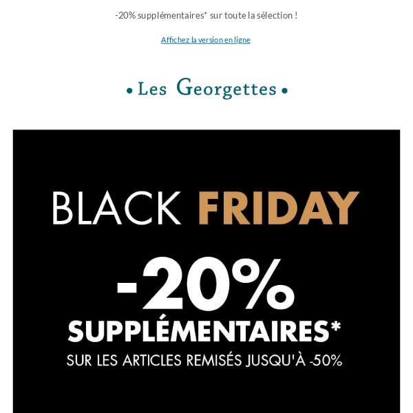 BLACK FRIDAY : Des offres exceptionnelles !