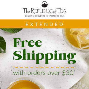 Free Shipping Over $30 - Extended!