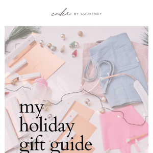 My Holiday Gift Guide for the Cake Lover! 🍰
