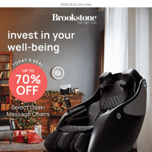 Up to 70% Off Select Osaki Massage Chairs!