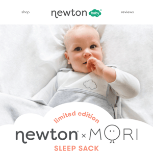 ☁️ NEW Limited-Edition Newton Sleep Sacks are HERE ☁️