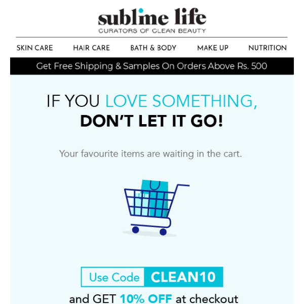 Sublime Life, high Sellout Risk On Your Cart🛒