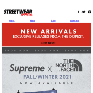 SHOP THE LATEST SUPREME x NORTH FACE COLLAB!