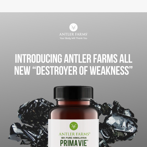 Antler Farm’s Organic Primavie Shilajit is LIVE!