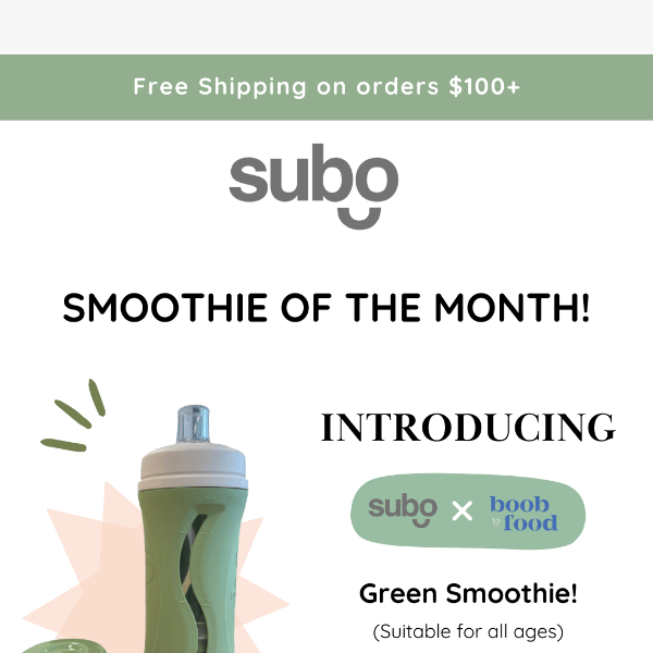 It's Smoothie Of The Month time! 🥑✨