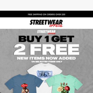 Three Graphic Tees For The Price Of One!