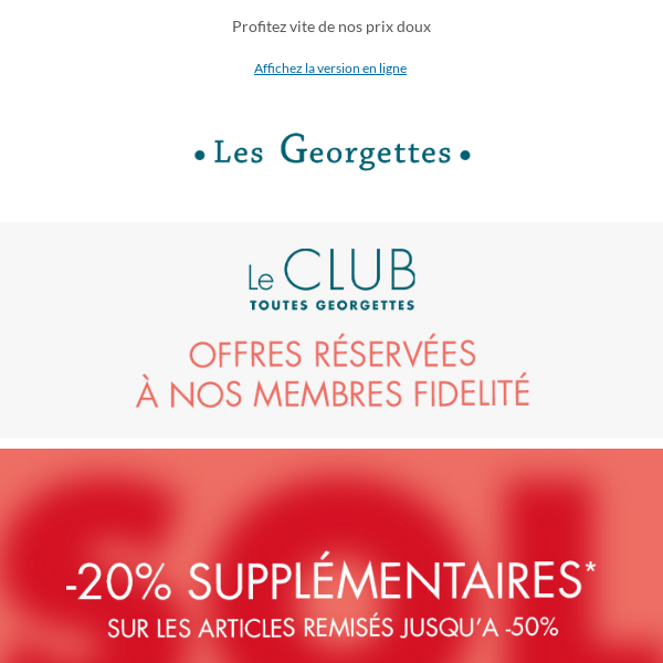 [SOLDES] : Ne ratez pas nos offres exceptionnelles