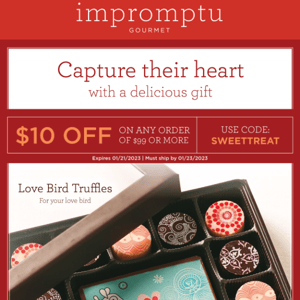 Fall in love with $10 off