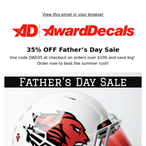 35% OFF Father’s Day Sale!