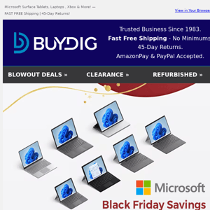 💻Microsoft Black Friday Savings!