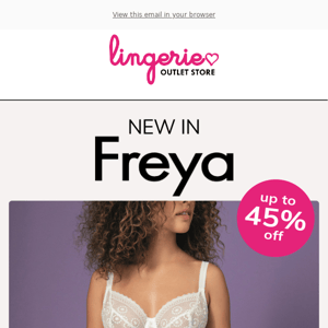 NEW IN Freya: Love Note, Fancies Bras & Briefs up to 45% Off