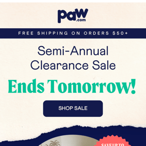 ICYMI 🚨Our Semi-Annual Clearance Sale Ends TOMORROW!