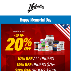 20% Off Sale ENDS Today!