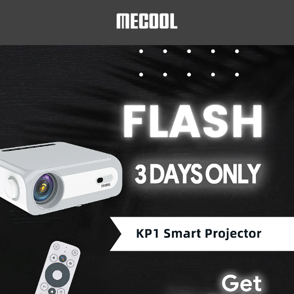 ❤ FLASH SALE 3 DAY ONLY — MECOOL KP1 Home Smart Projector !