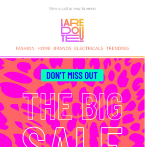 Don't Miss Our Big Sale | Up to 50% Off Everything