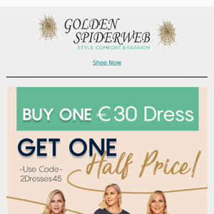 Buy One €30 Dress....Get One Half Price 💃🏼👗
