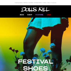 Festival Ready Shoes 👢👞