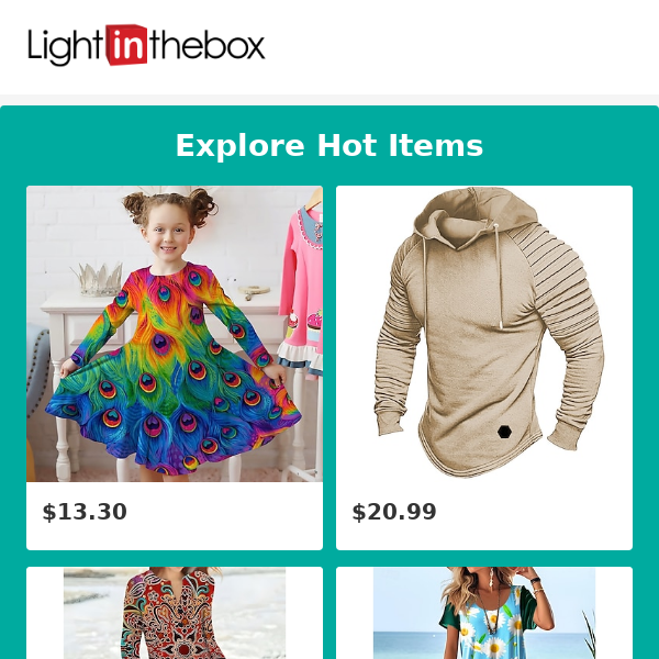 LightInTheBox - Latest Emails, Sales & Deals