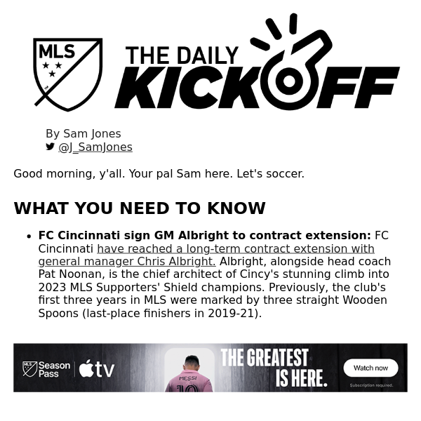 Your Wednesday Kickoff: Top games to watch in MLS Matchday 36