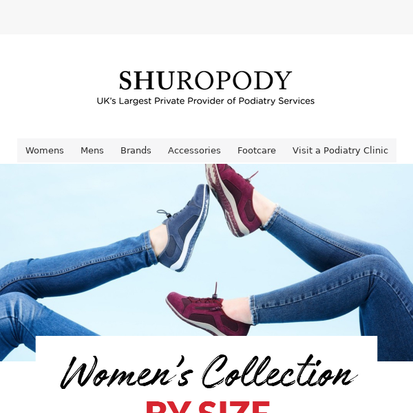 Women's Collection: Shop by Your Size