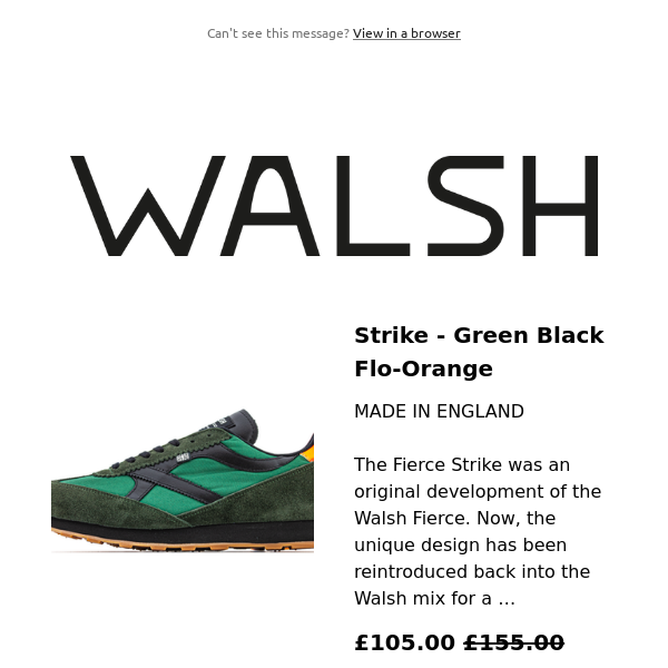 WALSH BLACK FRIDAY SALE