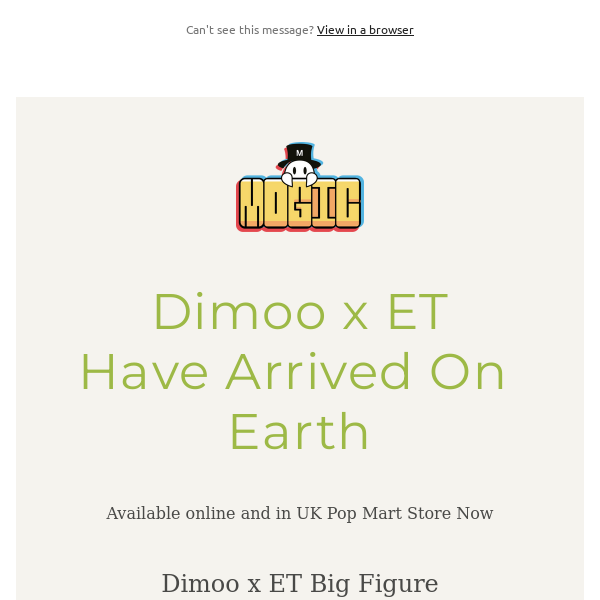 🛸Dimoo & ET Have Arrived On Earth🛸