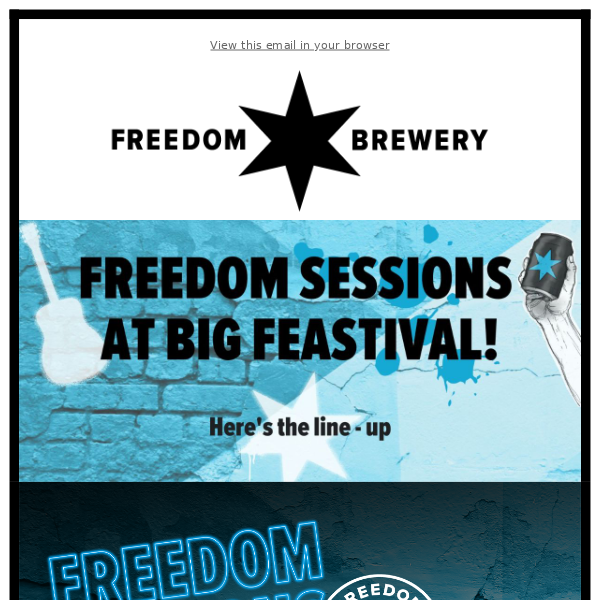 🎶Freedom Sessions Big Feastival Line-up